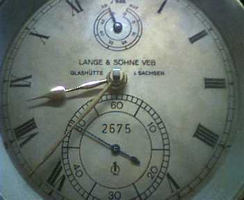 Lange & Söne - dial closeup