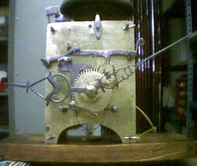 French '700 longcase clock movement