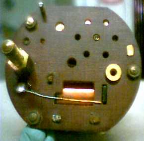 VDO clock - back plate
