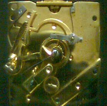 Carriage clock - front plate