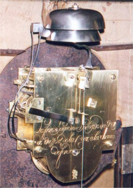 Restored movement, back plate