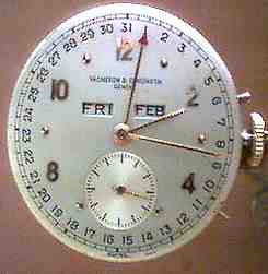 Vacheron & Constantin calendar watch - dial