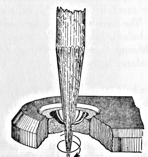 pulizia del foro dei rubini